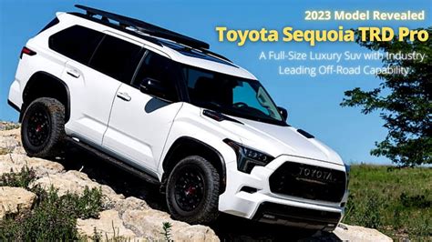Trd Pro Luxury Suv Sequoia Offroad Toyota Car Automobile Off