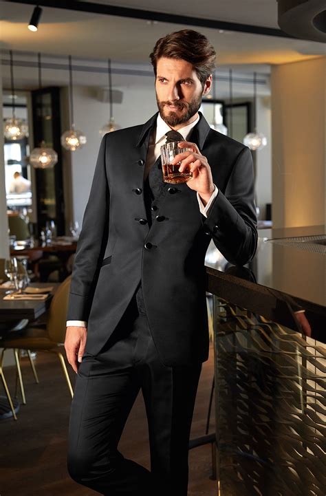 Black Elegant 3 Piece Wedding Suit Tom Murphy S Formal And Menswear