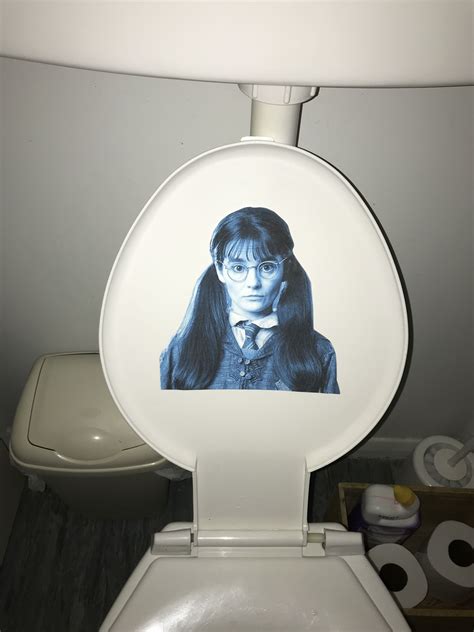 Moaning Myrtle On The Toilet Harry Potter Fiesta Moaning Myrtle Hen