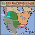 The Native American Cultural Regions Maps set contains 6 individual ...