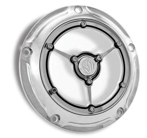 Rsd Derby Cover Clarity Chrome For Twin Cam 99 17 Excl Touring 15
