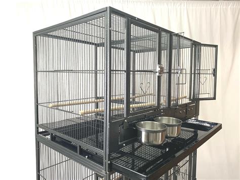 Triple Stackers Breeding Bird Cage In Parrot Cage Aviary Cm Divider A Budtrol