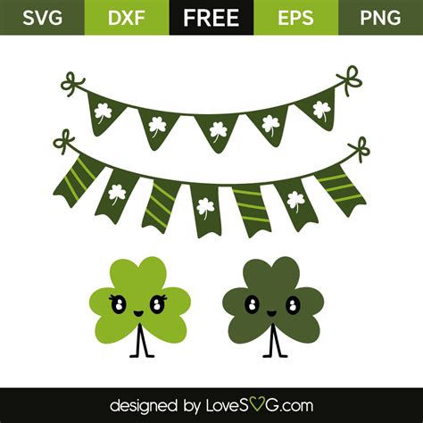 Get yours from +1,000 possibilities. Saint-Patrick's day: Flags & clovers | Lovesvg.com