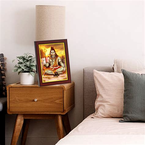 Lord Shiva Sankar Mahakal Photo Frame For Home Decor Pooja Room