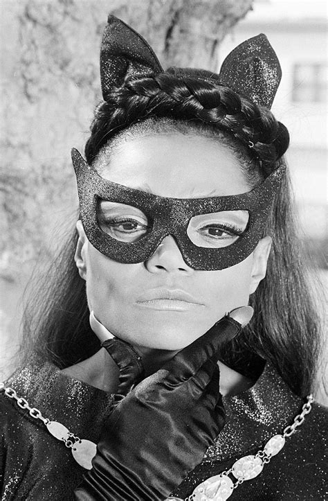 Eartha Kitt As Catwoman On Set Of The Television Eclectic Vibes