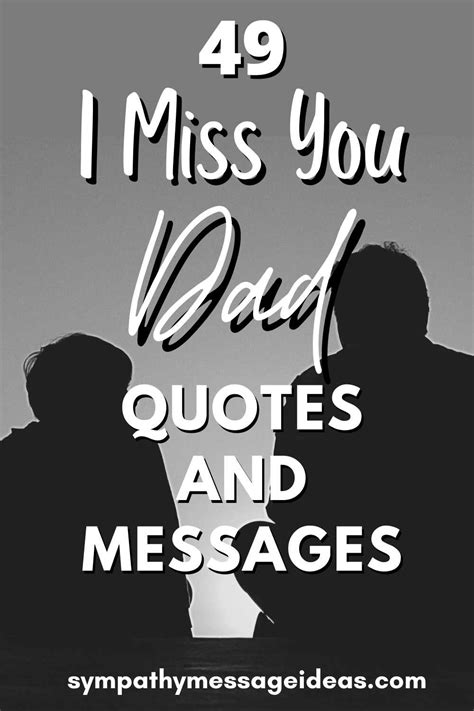 49 Heartwarming Quotes And Messages Miss You Dad Messages On