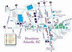 Downtown Asheville NC Map