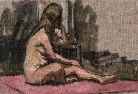 8 x 10 Figur weibliche Nude Light Studie Öl auf Leinwand Etsy