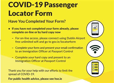 Covid 19 Passenger Locator Form