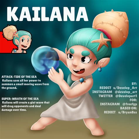 This update brings a new chromatic brawler lou, new skins, brawl pass season 4, map maker updates rather, we gave brawl stars daily an upgrade with a….redesign! BRAWLER CONCEPT Kailana : Brawlstars