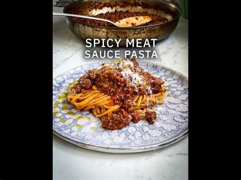 Spicy Meat Sauce Pasta From Donal Skehan Recipe On