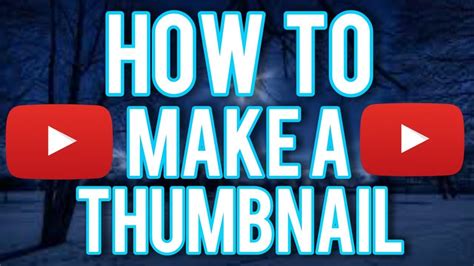 How To Make A Thumbnail Using Thumbnail Maker Youtube