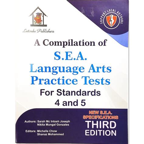 A Compilation Of Sea Language Arts Practice Tests For Standards 4 And 5