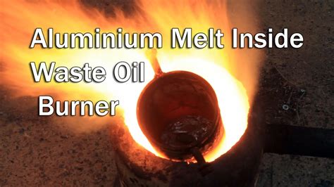 Making A Metal Melting Furnace From Diy Oil Burner Youtube