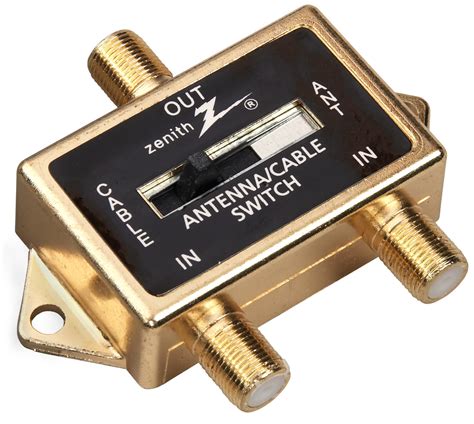 Amertac Vr1001sw2w Zenith Coax Ab Switch 2 Imputs 1 Output 070686821008 1
