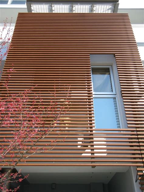 Bandn Composite Wood Slat Facade Design Building Design Facade