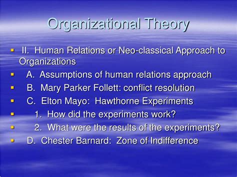 Ppt Organizational Theory Powerpoint Presentation Free Download Id