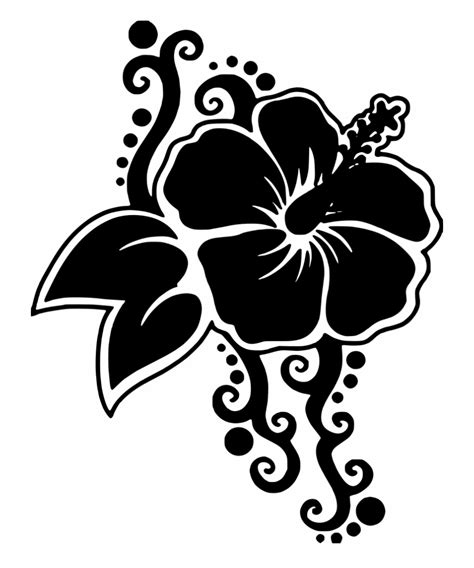 Free Hibiscus Flower Silhouette Download Free Hibiscus Flower