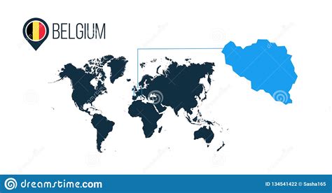 Own work, using united states national imagery and mapping agency data). Belgium Location Modern Vector Map For Infographics. All World Countries Without Names. Belgium ...