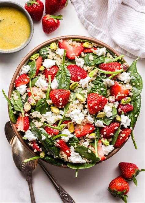 Strawberry Spinach Quinoa Salad Recipe Runner