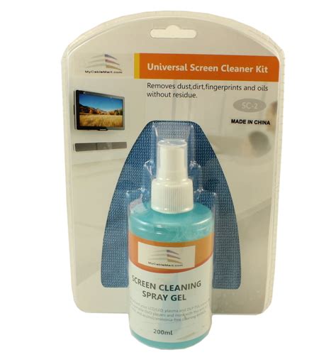 Cleaner Kit For Lcdplasma And Computer Screens With Cloth 200ml