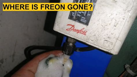 Freon Leakage From The Refrigeration Unit Youtube