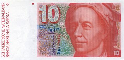 Fileeuler 10 Swiss Franc Banknote Front Wikipedia The Free
