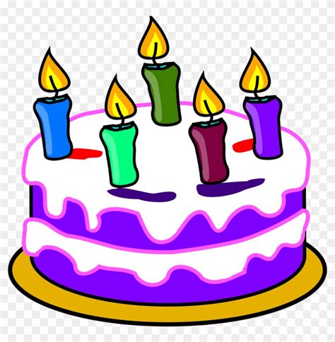 Birthday Clip Art Cake Clipart Transparent Background Free