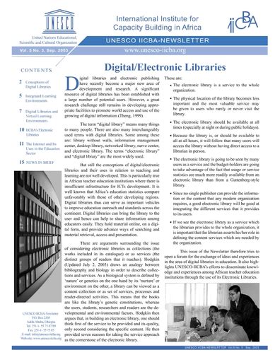 Digitalelectronic Libraries