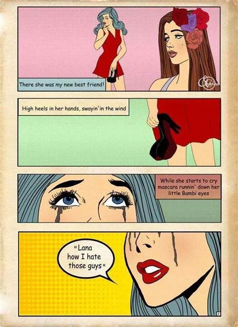 The Comic Strip Shows Two Women Talking To Each Other