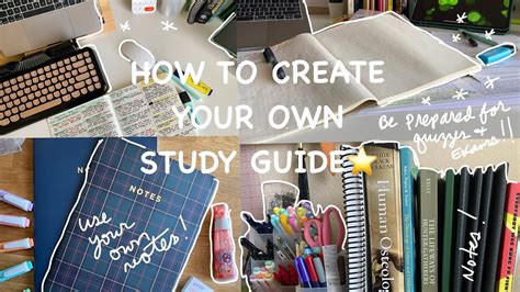 How To Create Your Own Study Guide Youtube
