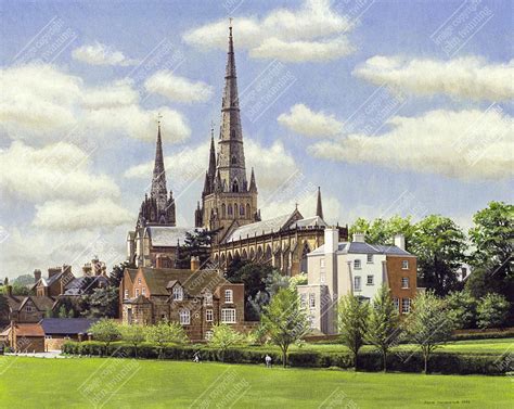 Lichfield Cathedral from Stowe Fields - John Twinning