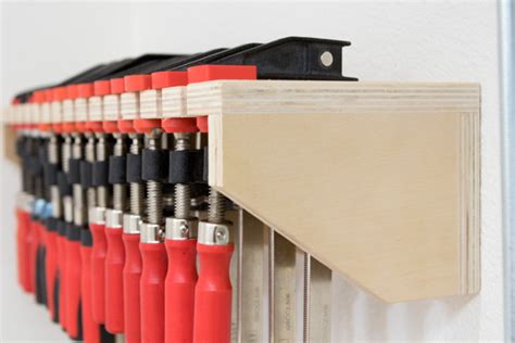 It holds every type of clamp in one compact space, and you can wheel it right up to your work area. How to Make the World's Easiest Clamp Rack | DIY Clamp ...