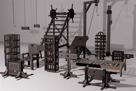 Torture Devices And Tools 3d Props Unity Asset Store