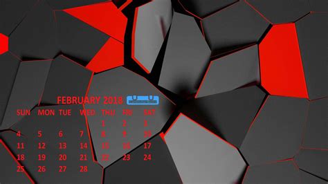 Free Download February 2018 Calendar Wallpaper Download Calendarbuzz
