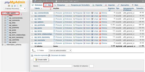 Verificando as alterações nas tabelas dos Bancos de Dados Usina Site Base de Conhecimentos