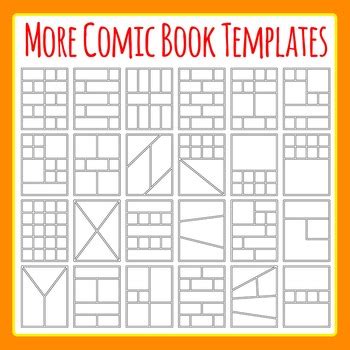 Once you're in the storyboard creator, click on each of the elements on the template to change them to fit your needs. More Comic Book Templates / Graphic Novel Templates Clipart Commercial Use