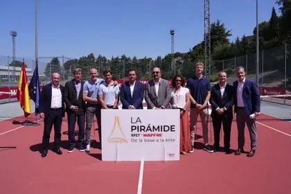 La Rfet Presenta La Pir Mide Del Tenis Como La Mayor Estructura De
