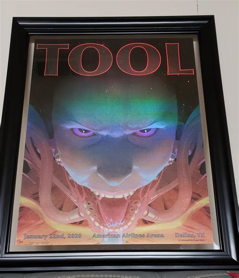 Tool Dallas 122 Poster In Floating Frame I Think It Does The Design