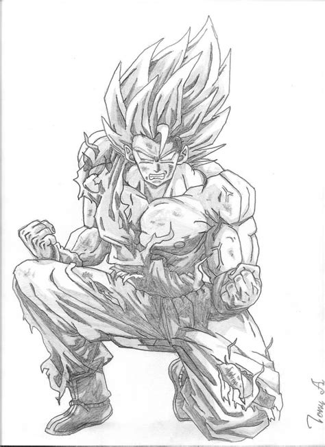 Im Genes De Goku Para Dibujar Colorear Listas Para Imprimir