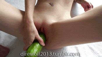 Cucumber Pussy Fuck Gif New Porn Photos