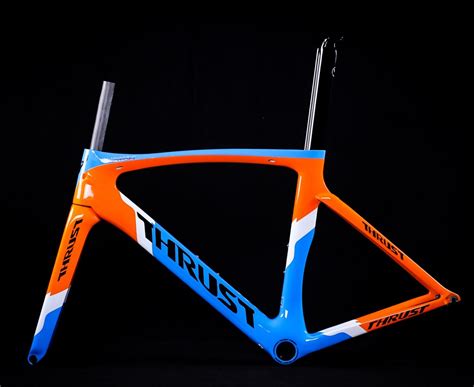Free Shipping T1000 Full Carbon Fiber Road Bicycle Frame Blue Carbon