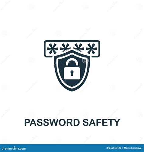 密码安全图标 模板web设计和infographics的单色简单网络安全图标 库存例证 插画 包括有 卫兵 分级显示 260857433