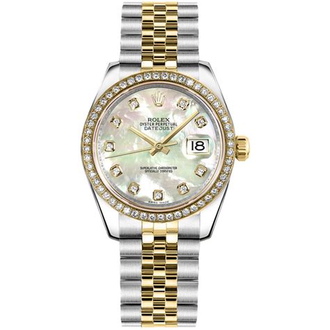 Rolex Datejust 31 Mother Of Pearl Diamond Ladies Watch 178383 Mopdj