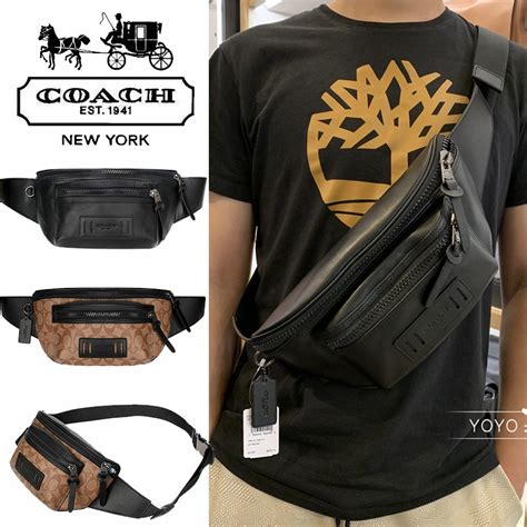 Shop men's bags at uk.coach.com and enjoy complimentary shipping & returns on all orders! Original Coach leather Chest Bag Waist Bag waterproof ...