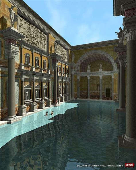 Ancient Roman Baths Thermae Baths Of Caracalla Diocletian Trajan Crystalinks Ancient
