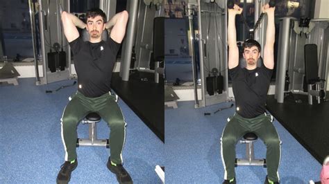 Seated Overhead Cable Tricep Extension Tutorial