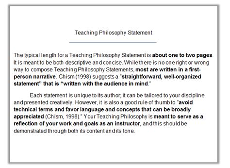 Sample Teaching Philosophies Pdf 54 Off