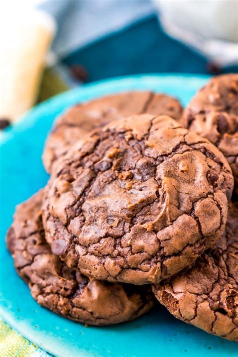 Easy Box Mix Brownie Cookies Recipe Sugar And Soul