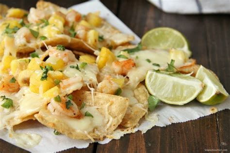 Shrimp Nachos Tropical Style Snappy Gourmet